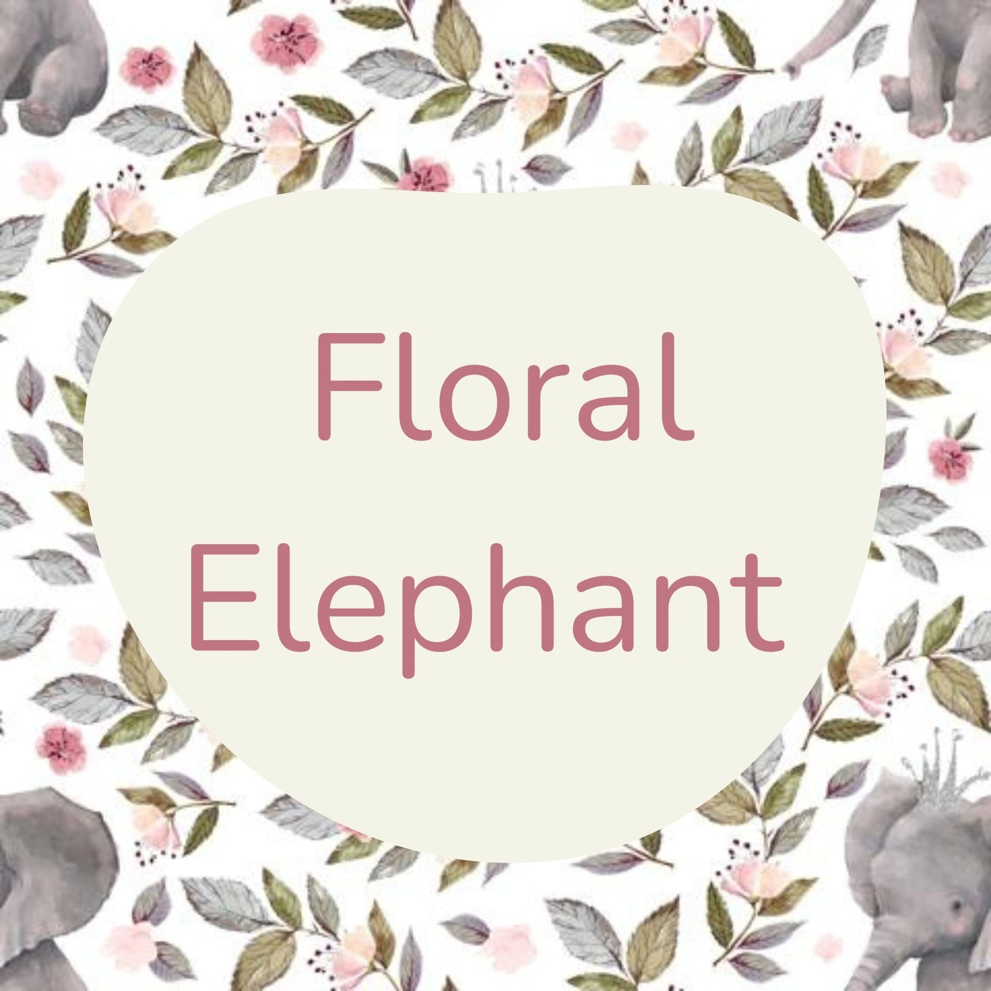 RB Floral Elephant - ClayBearOfficial
