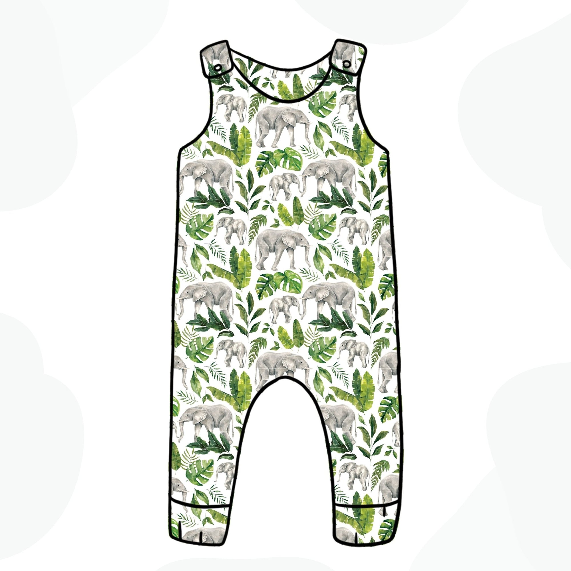 Elephant Trek Romper