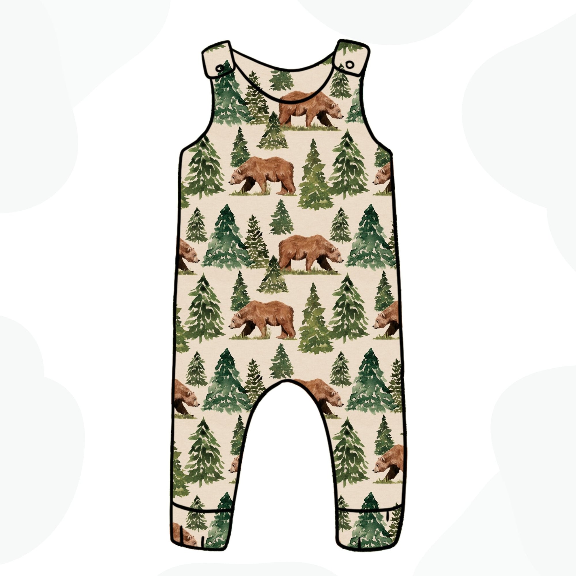 Mountain Bear Romper