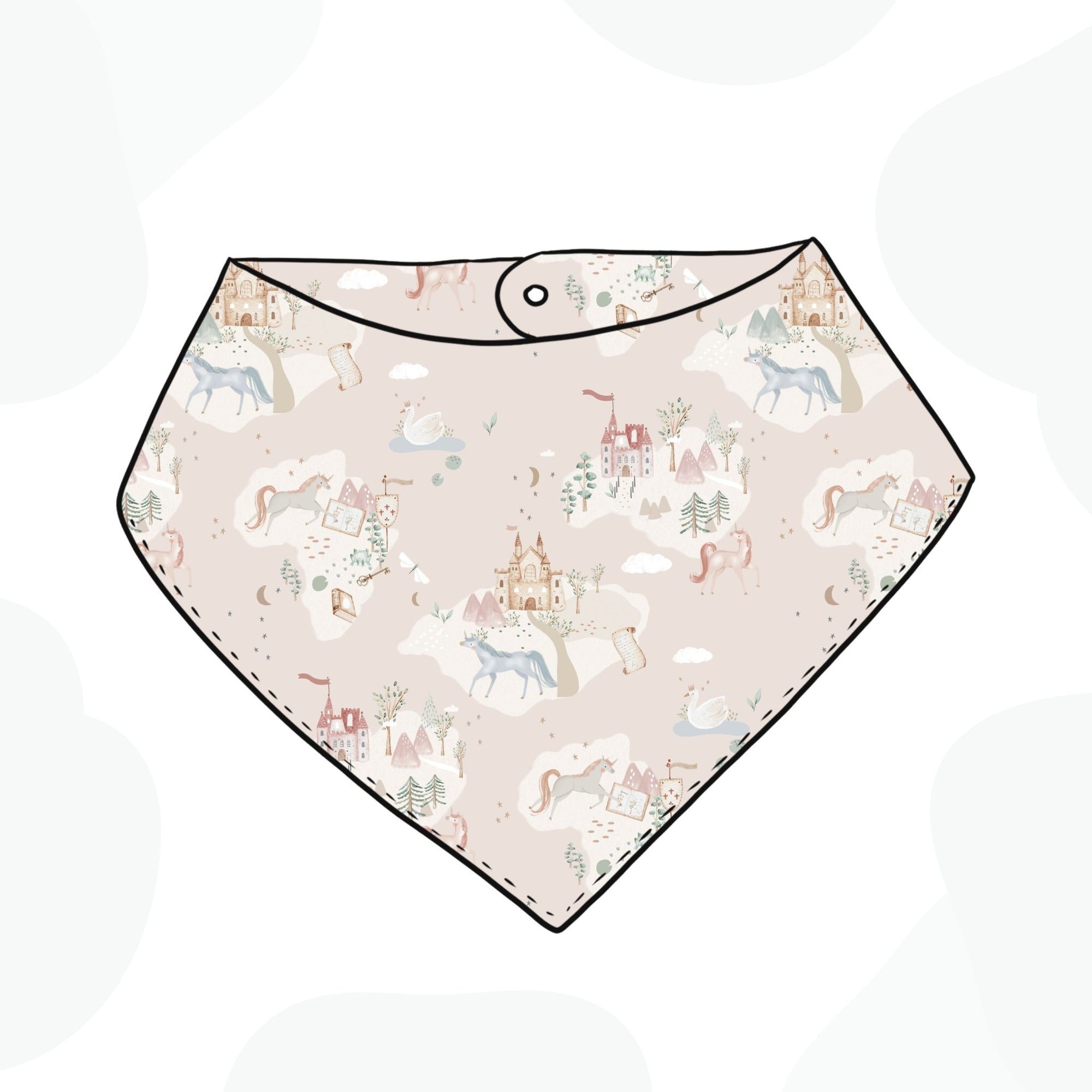 Pink Fairytale Lands Bib