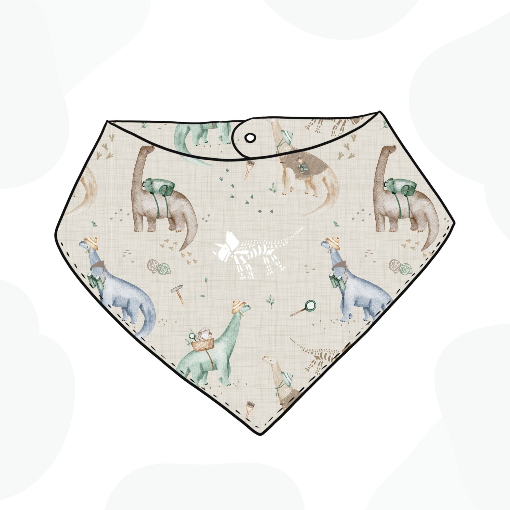 Dinosaur Discovery Bib