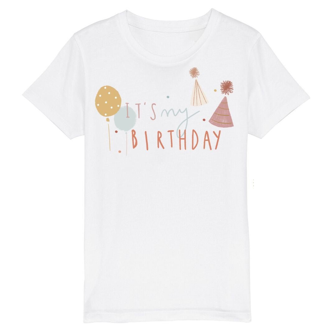 "It's my birthday!" Pink Party Hat T Shirt