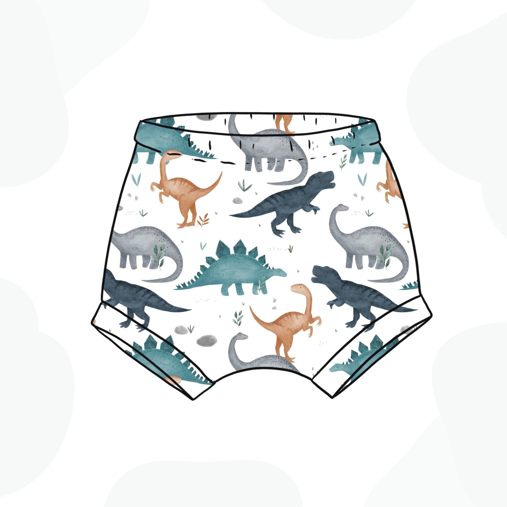 Dinosaur Bummie Shorts