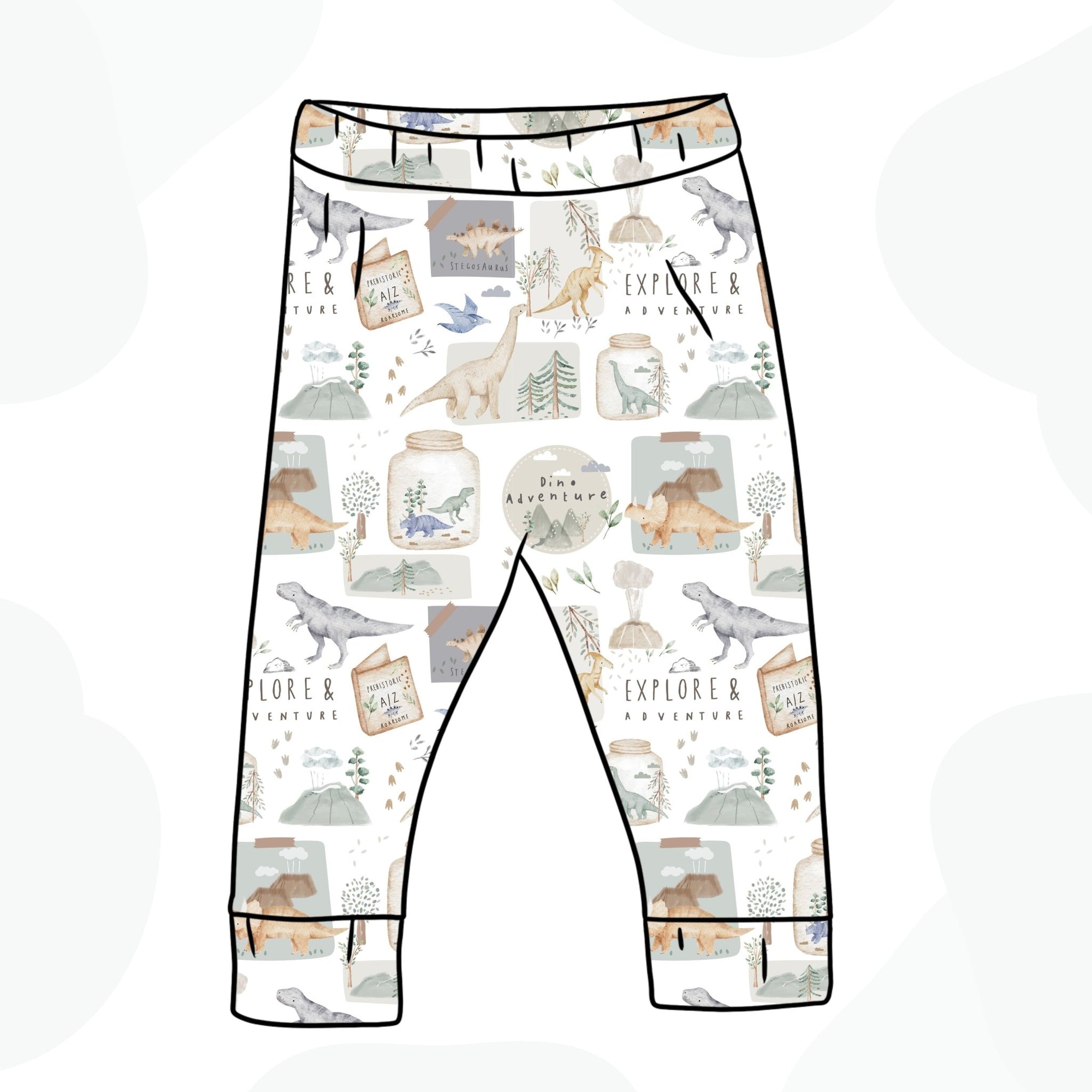 Dinosaur Adventure Slim Fit Leggings