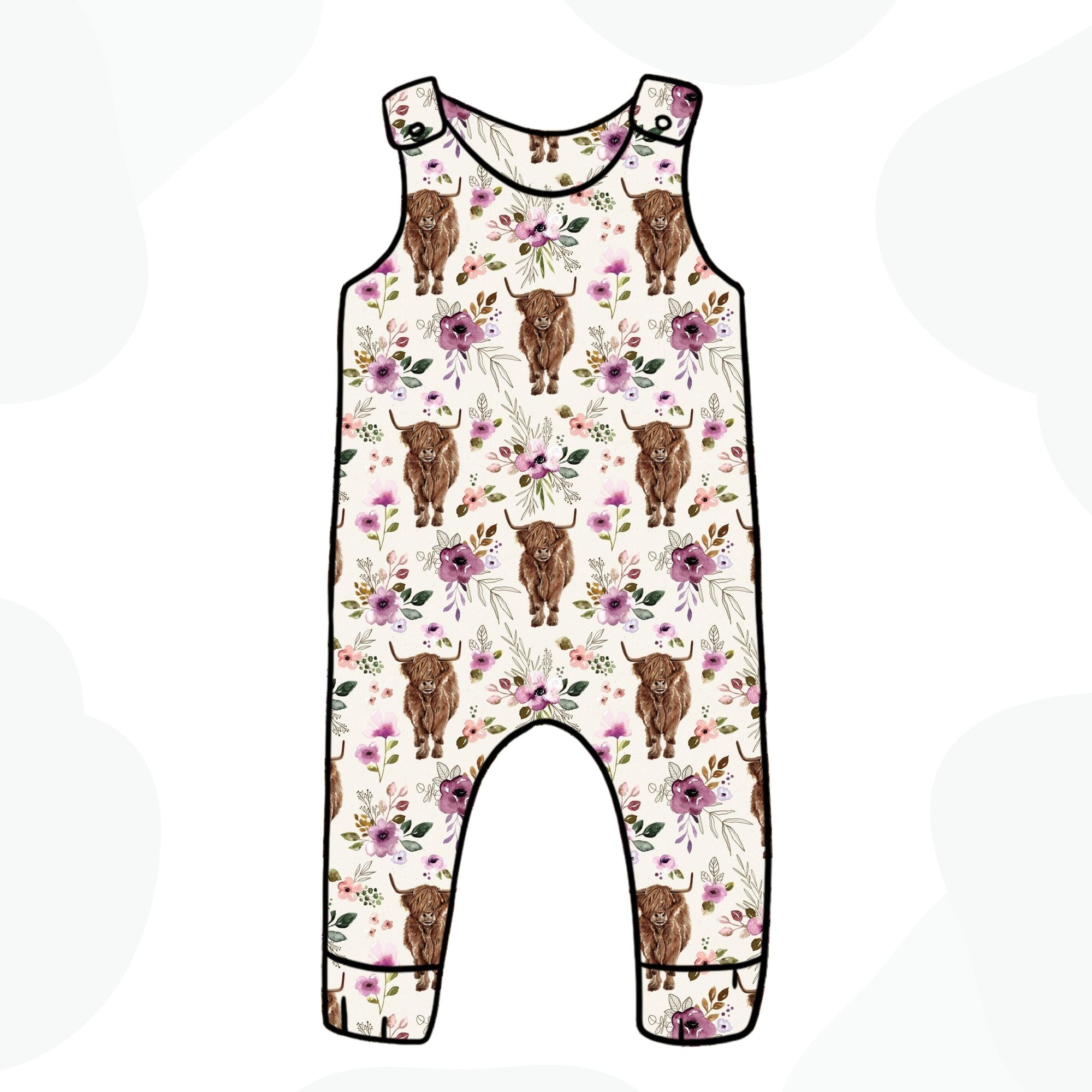 Highland Blossom Romper