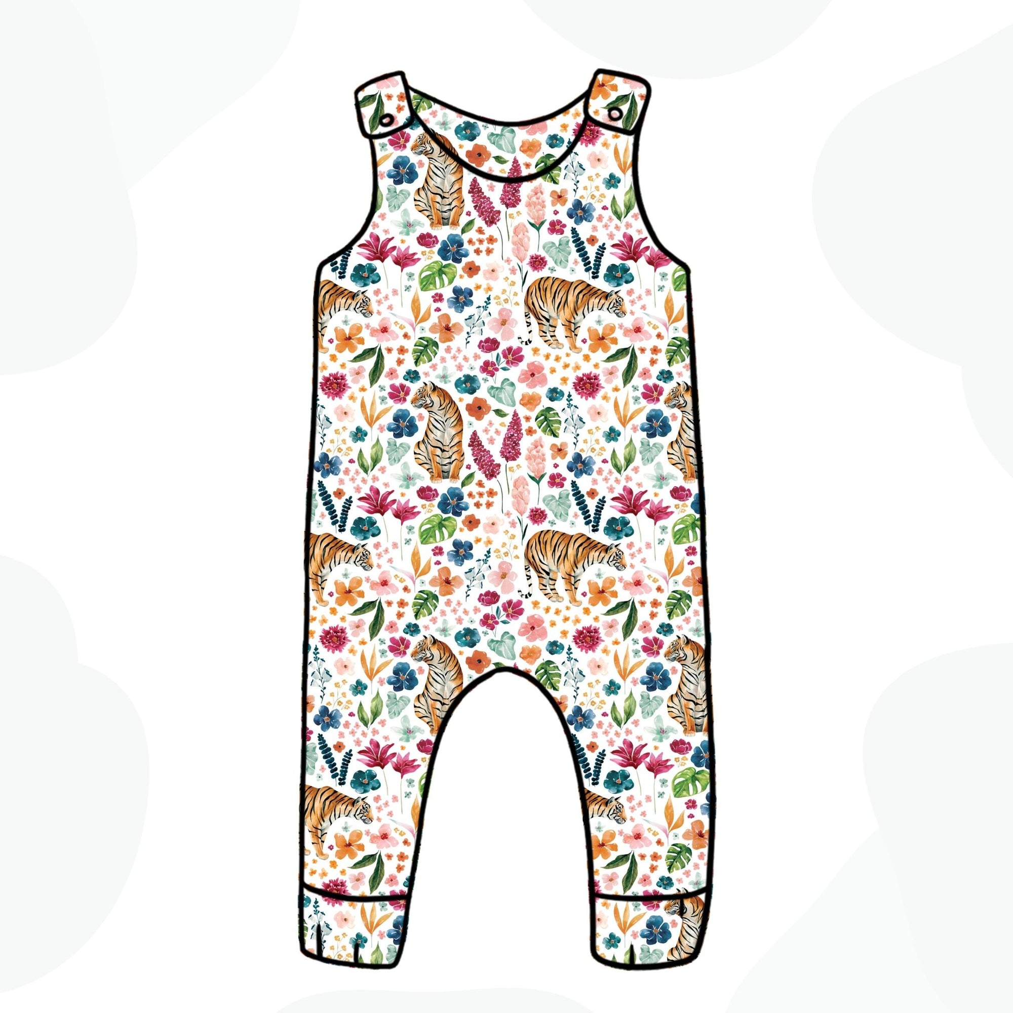 Jungle Bloom Romper