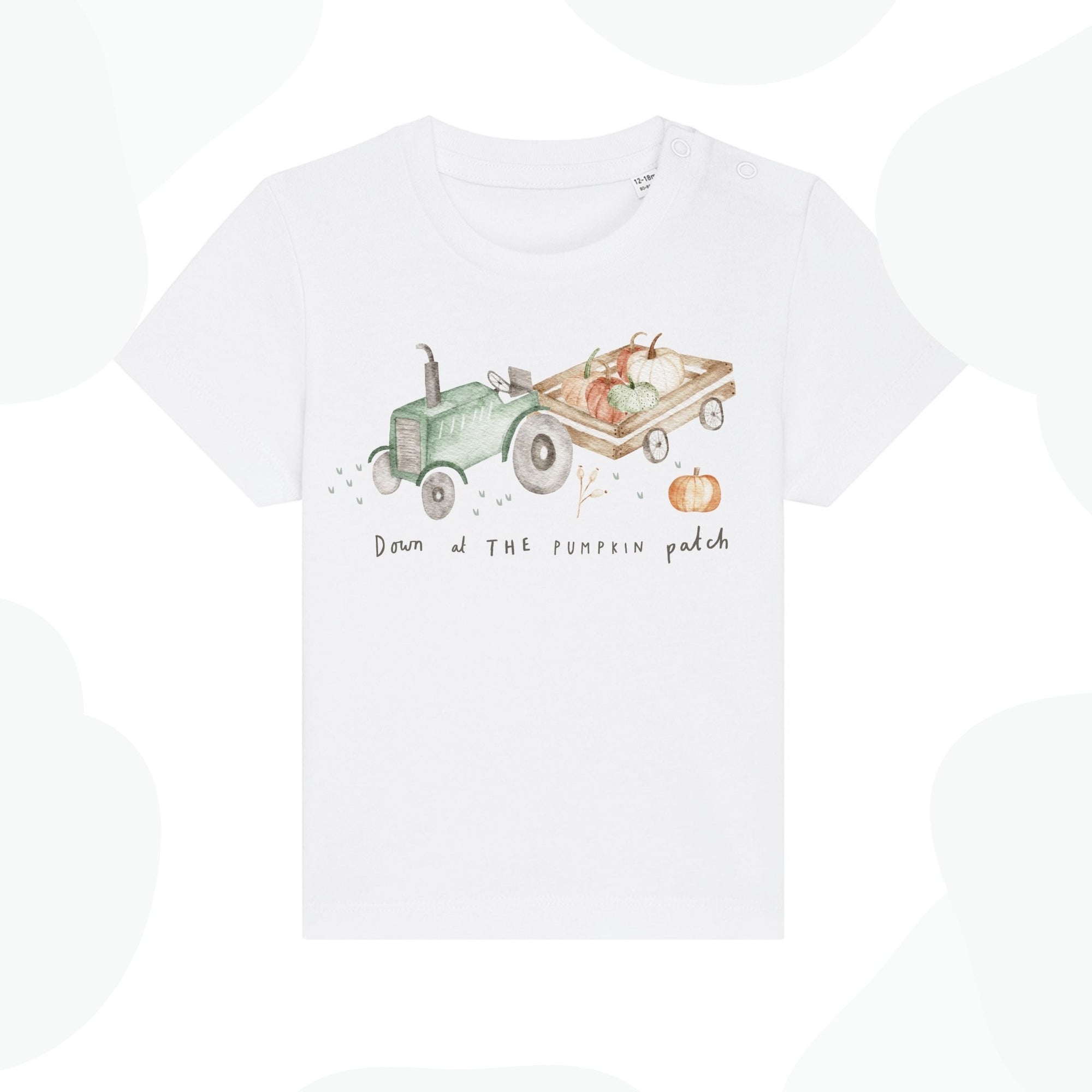 Baby/Child Pumpkin Patch and Tractor T-Shirt