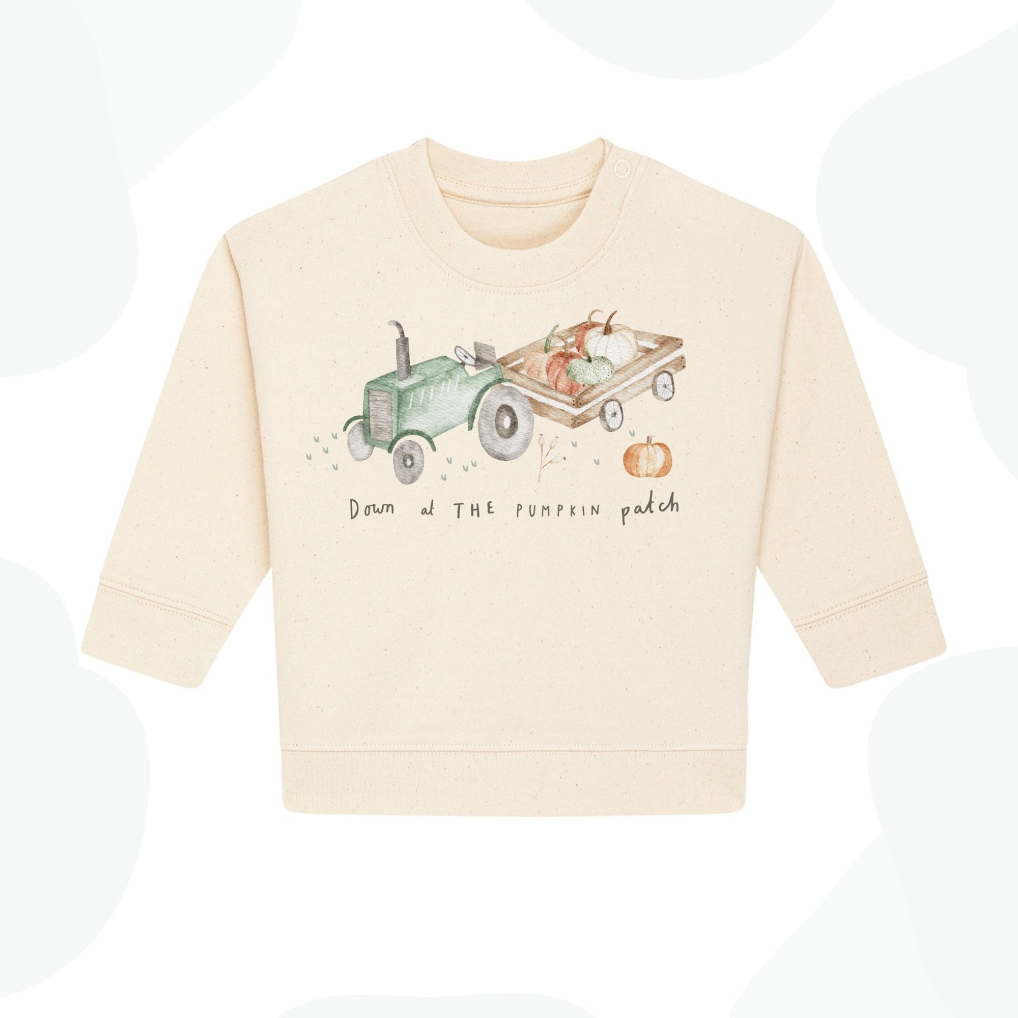 Baby/Child Pumpkin Patch and Tractor Sweatshirt