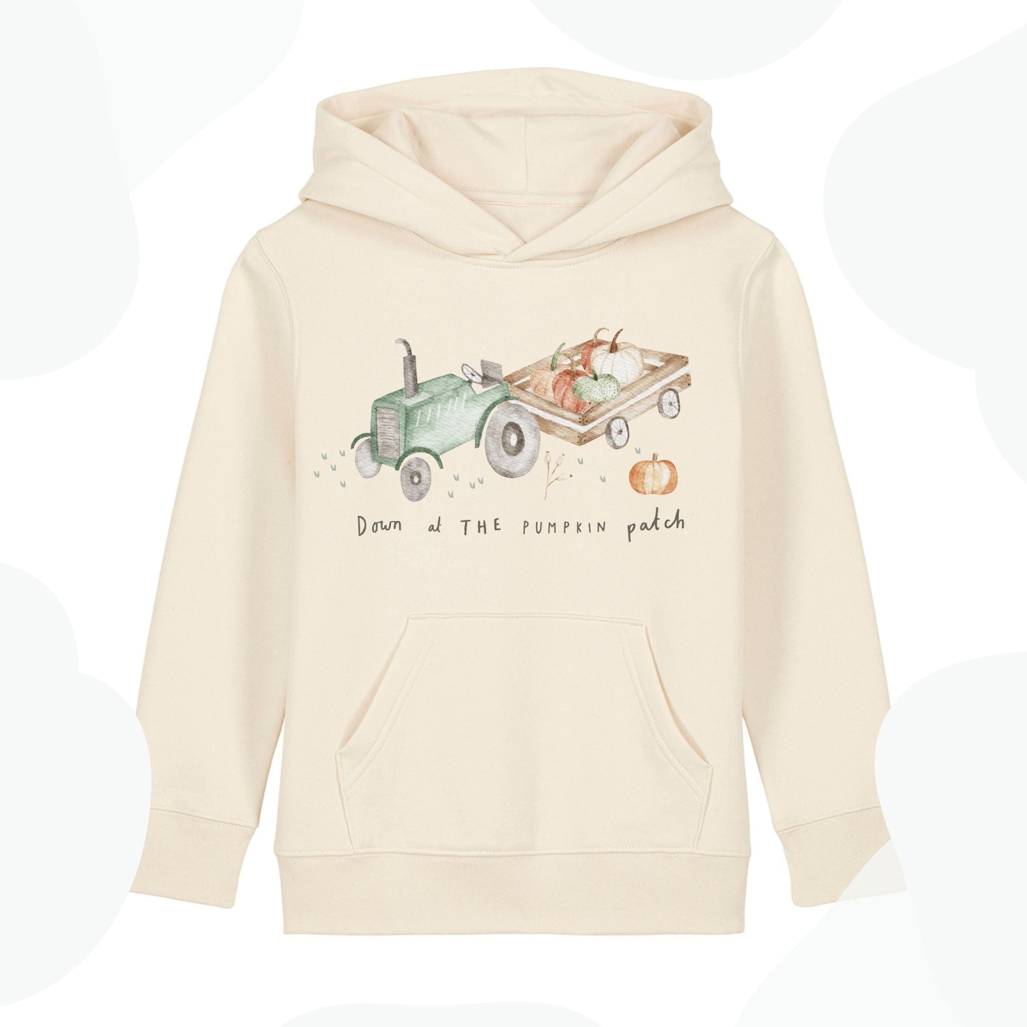 Children's Pumpkin and Tractor Hoodie