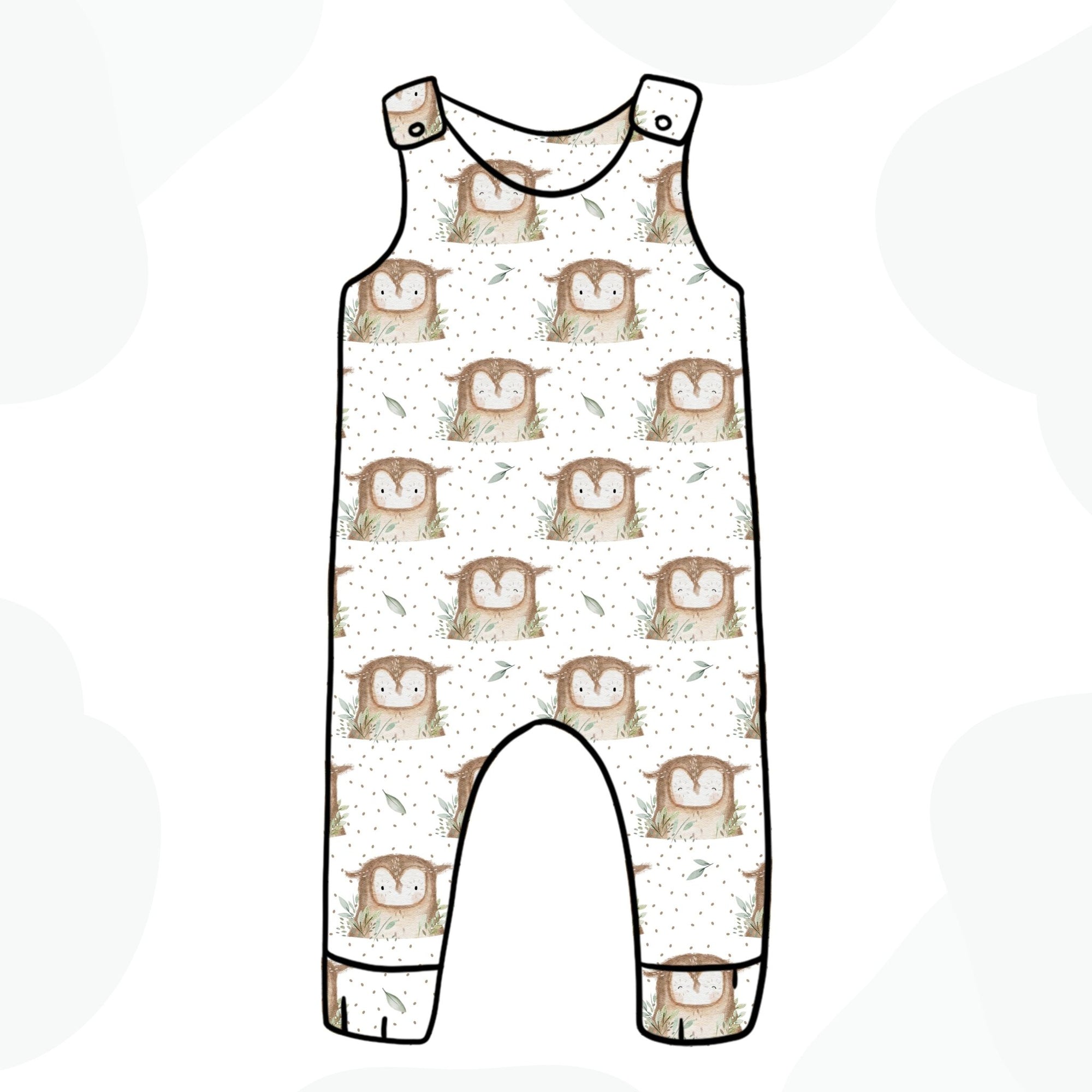 Oaklan Owl Romper