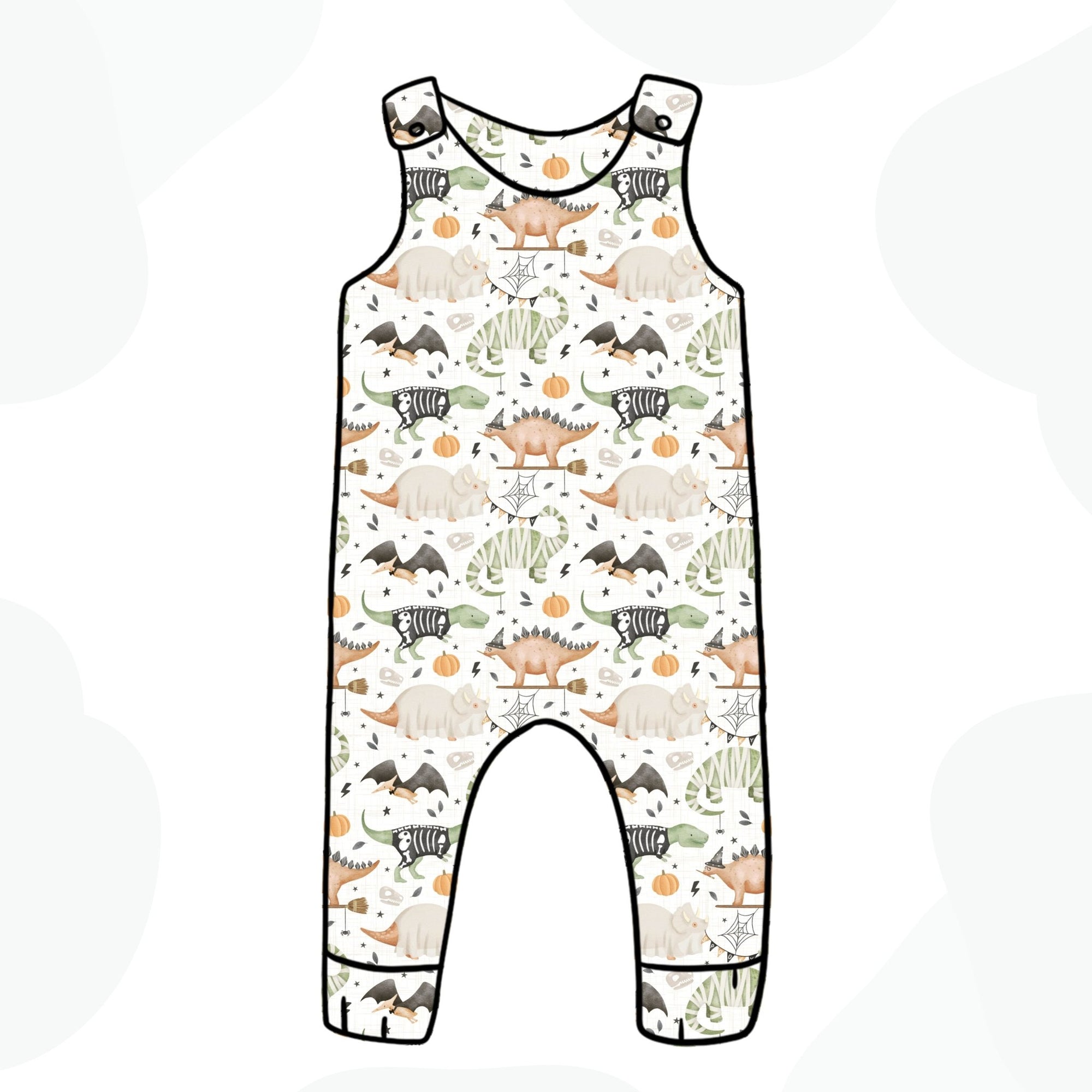 Spook-arosaurus Romper