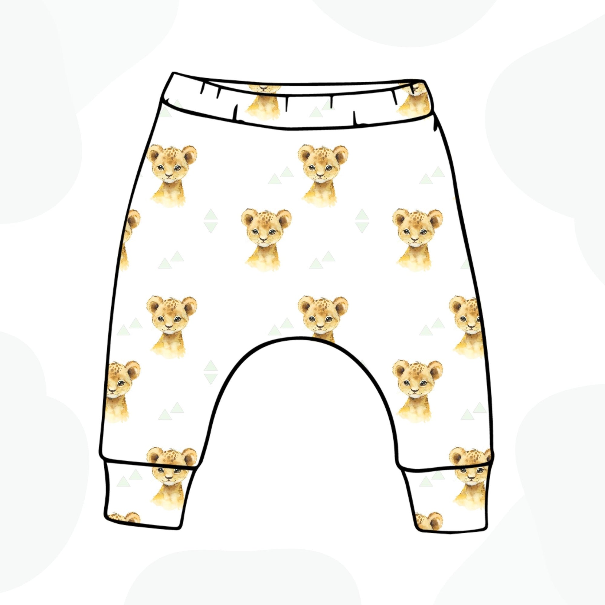 Lion Cub Harem Leggings