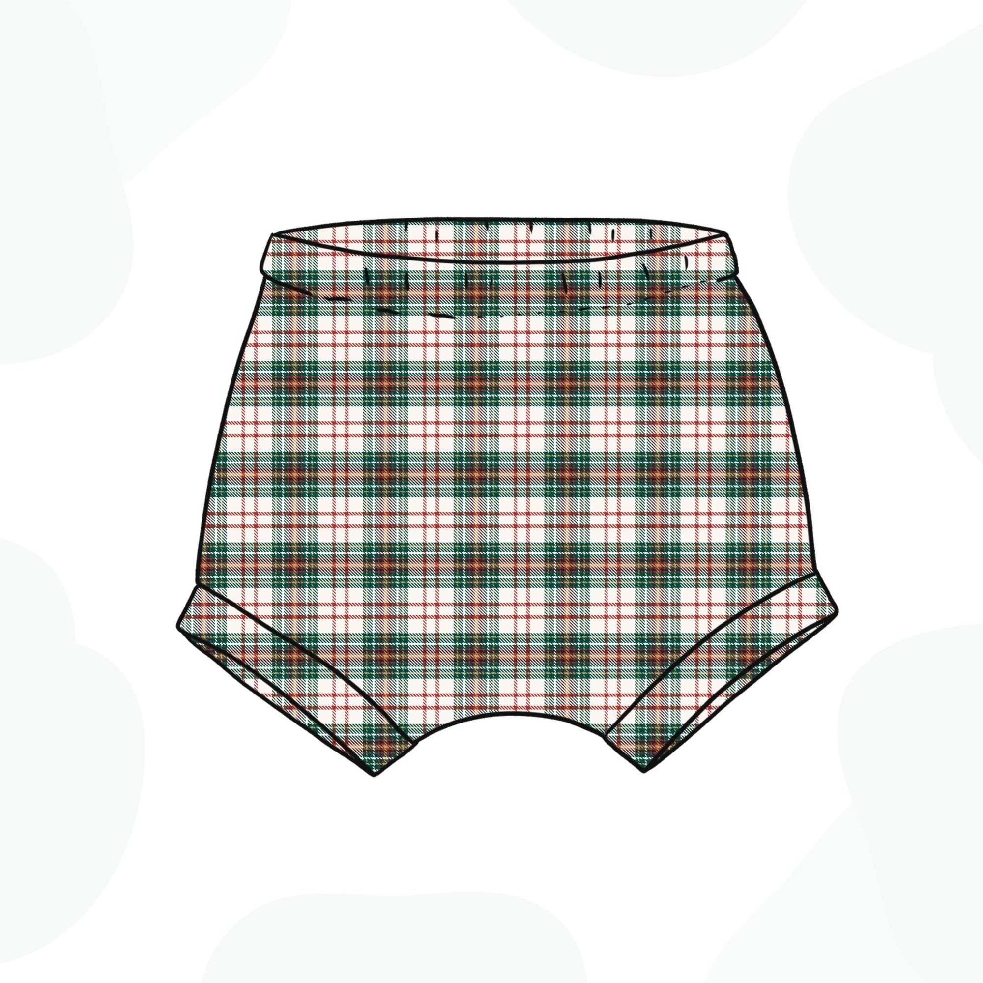 Plaid Bummie Shorts