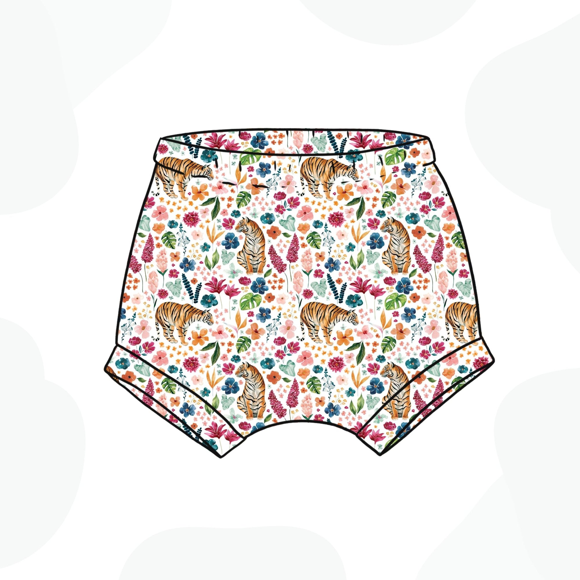 Jungle Bloom Bummie shorts