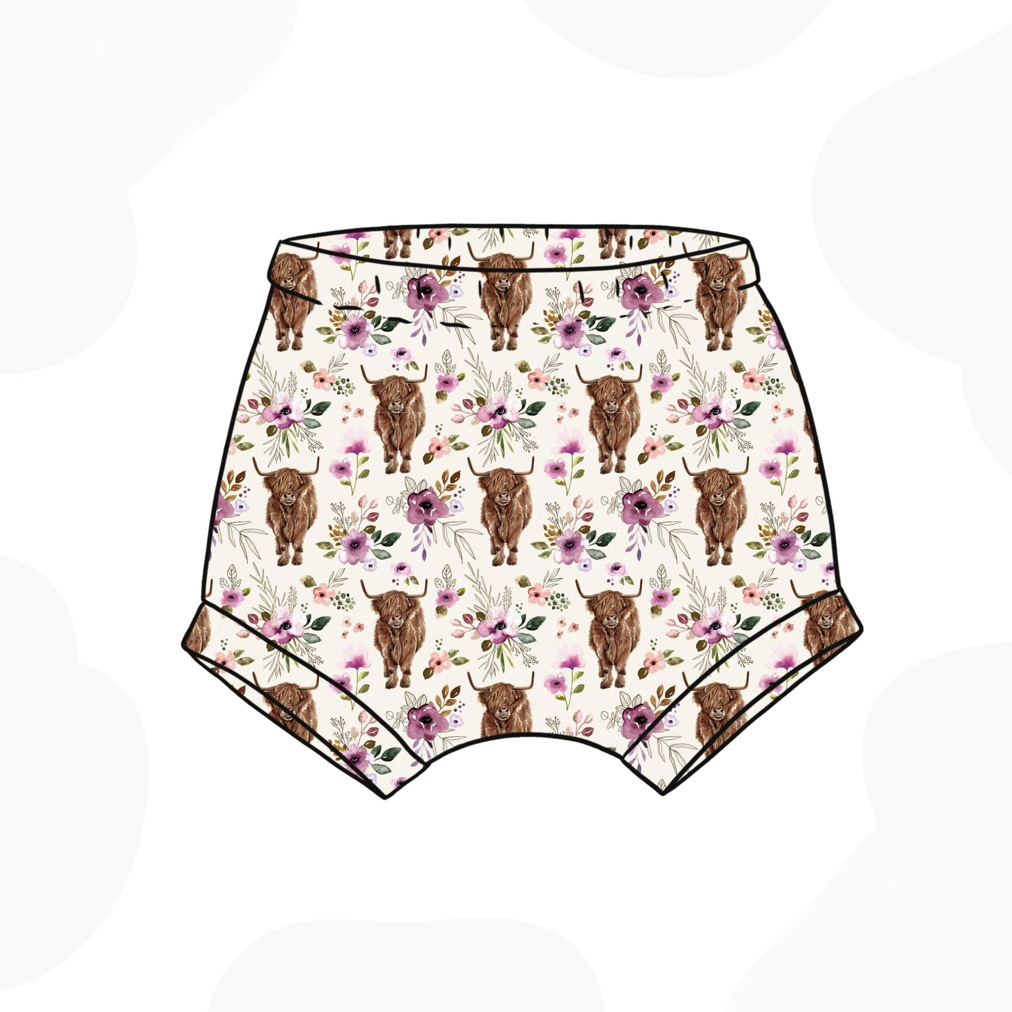 Highland Blossom Bummie Shorts