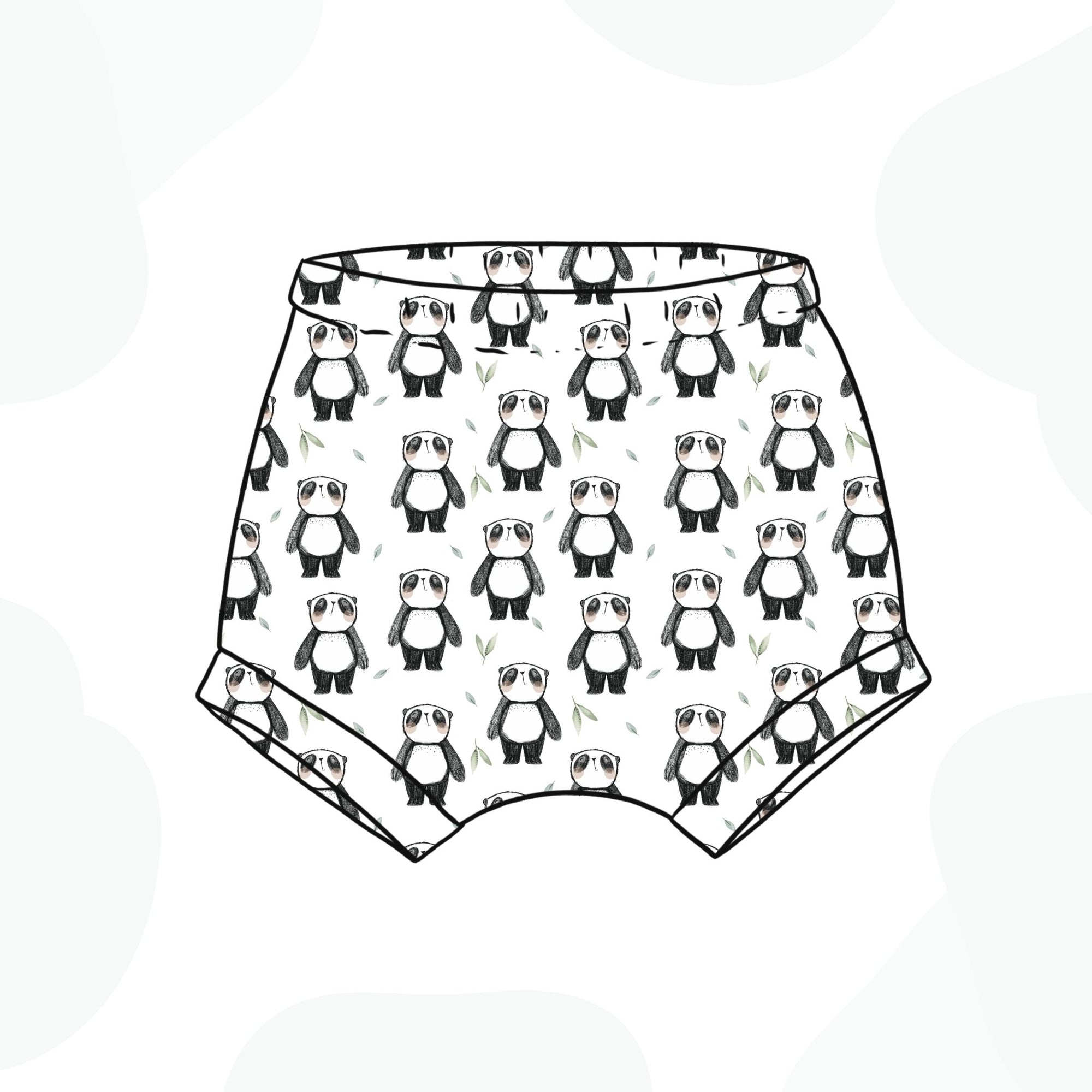 Percival Panda Bummie Shorts