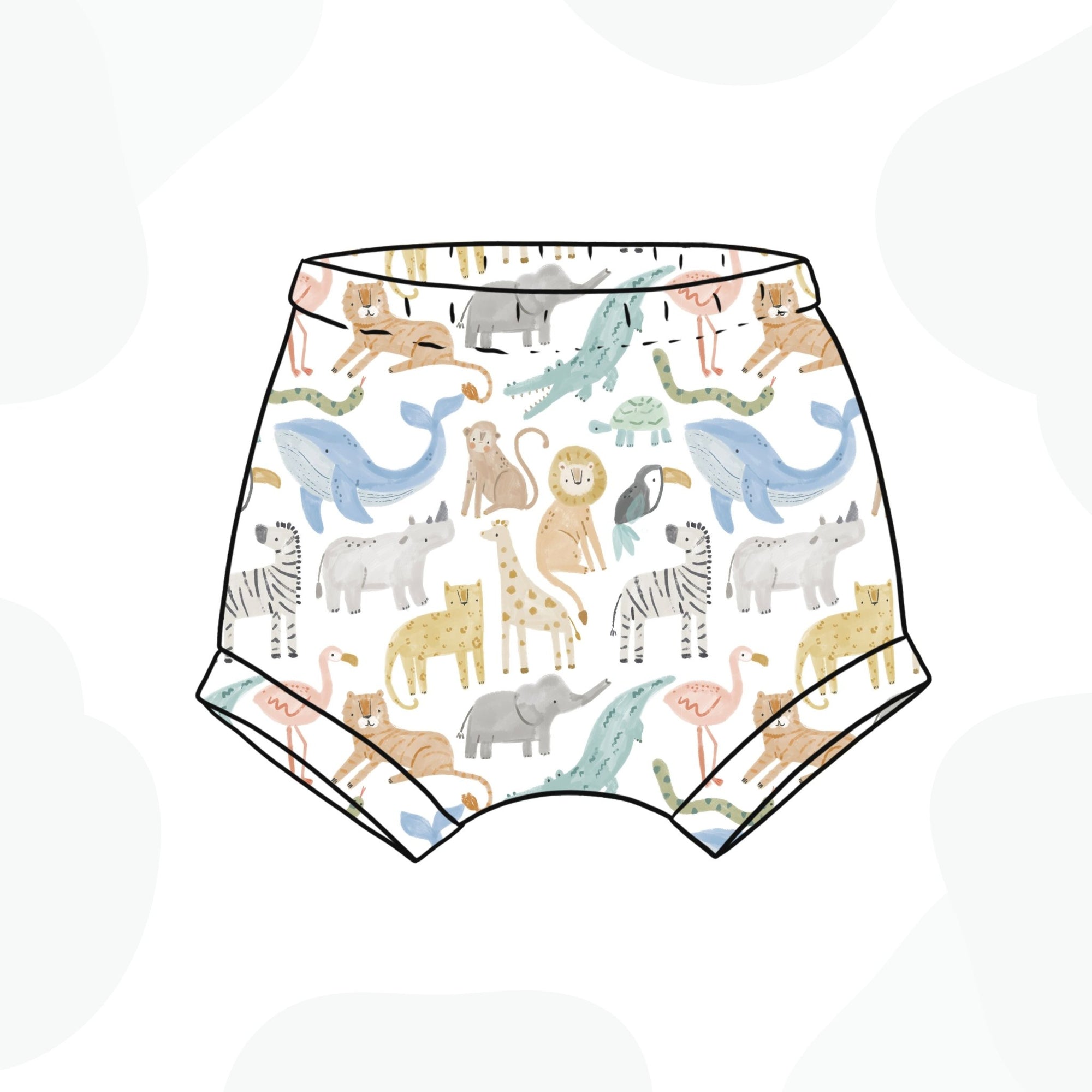 Jungle Joy Bummie Shorts