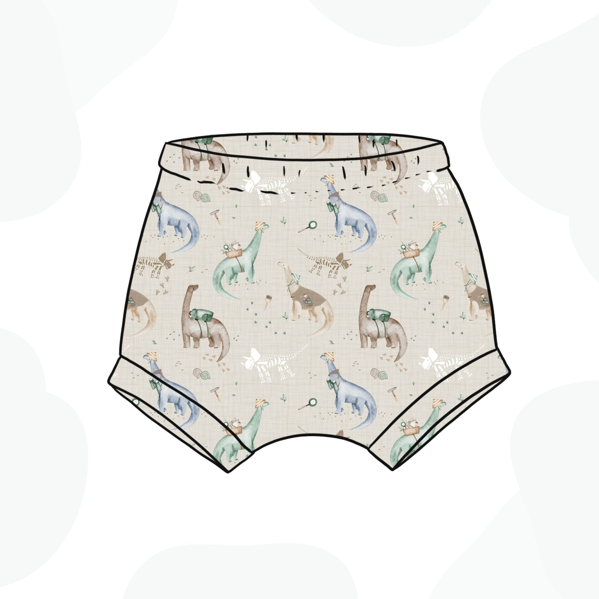 Dinosaur Discovery Bummie Shorts