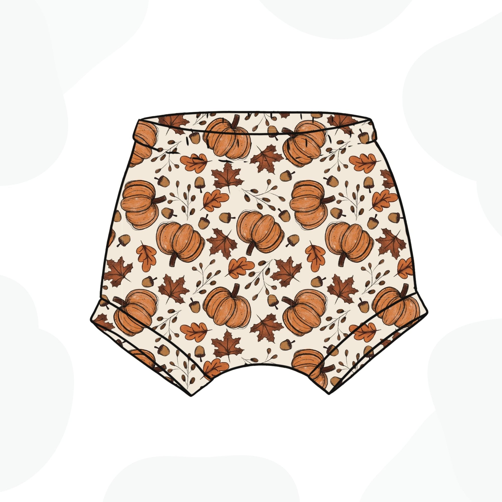 Throwback Autumn Floral Bummie Shorts