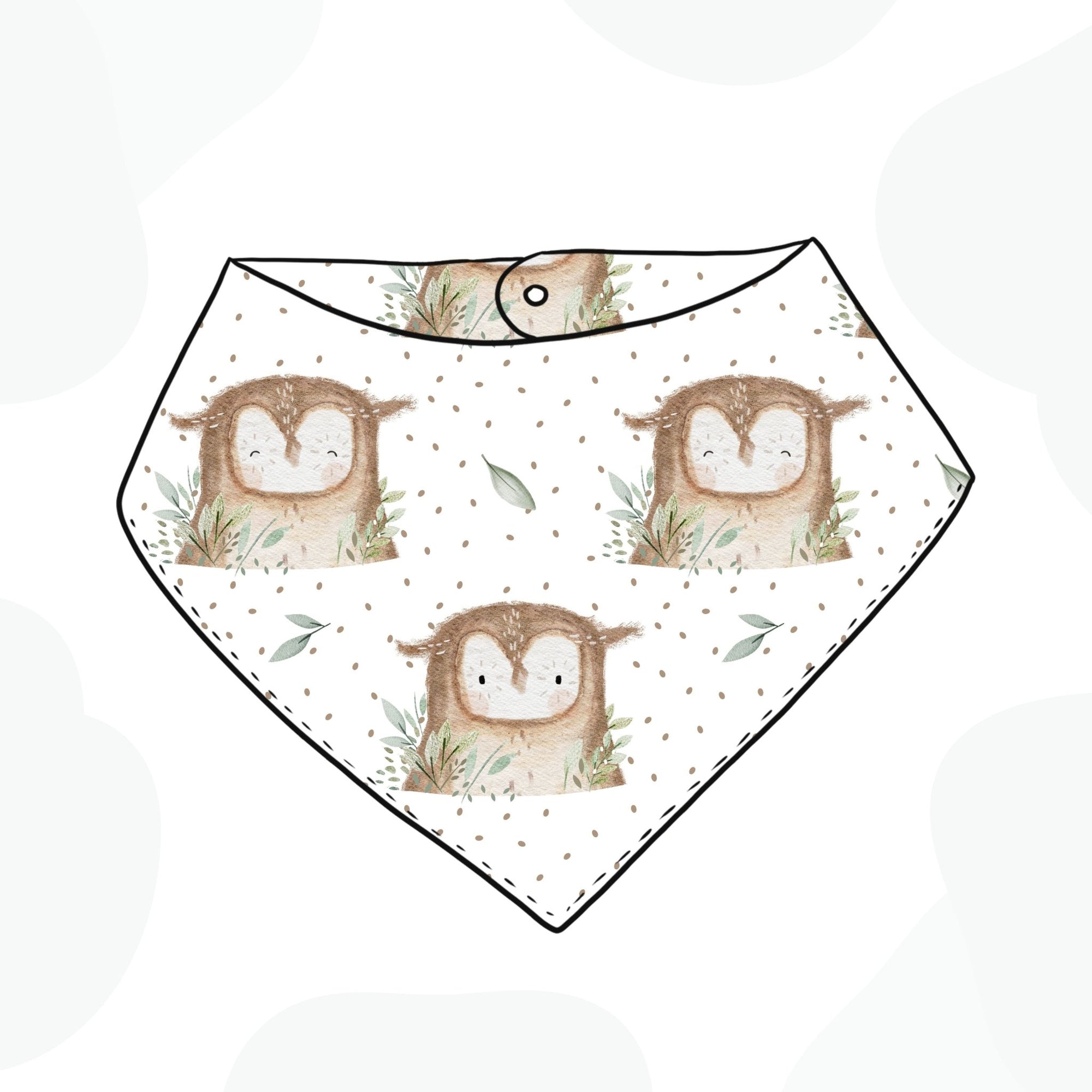 Oaklan Owl Bib