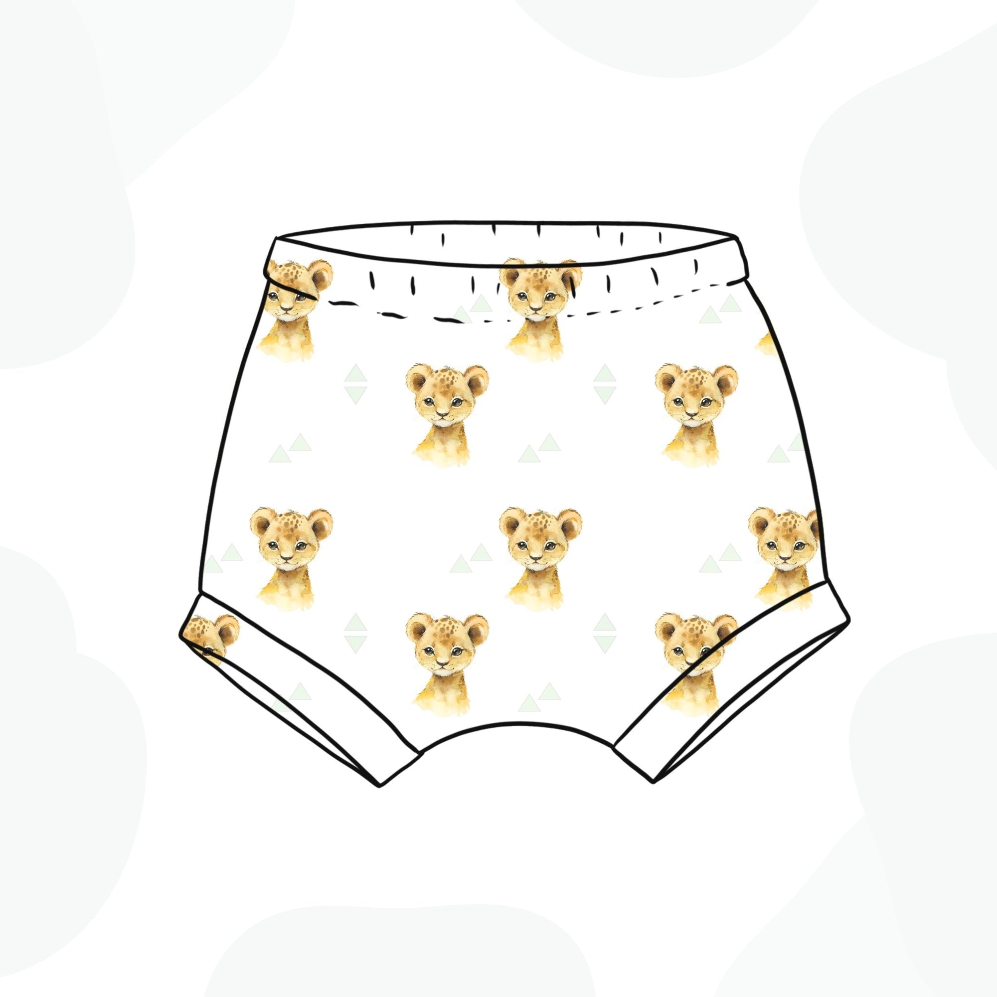 Lion Cub Bummie Shorts