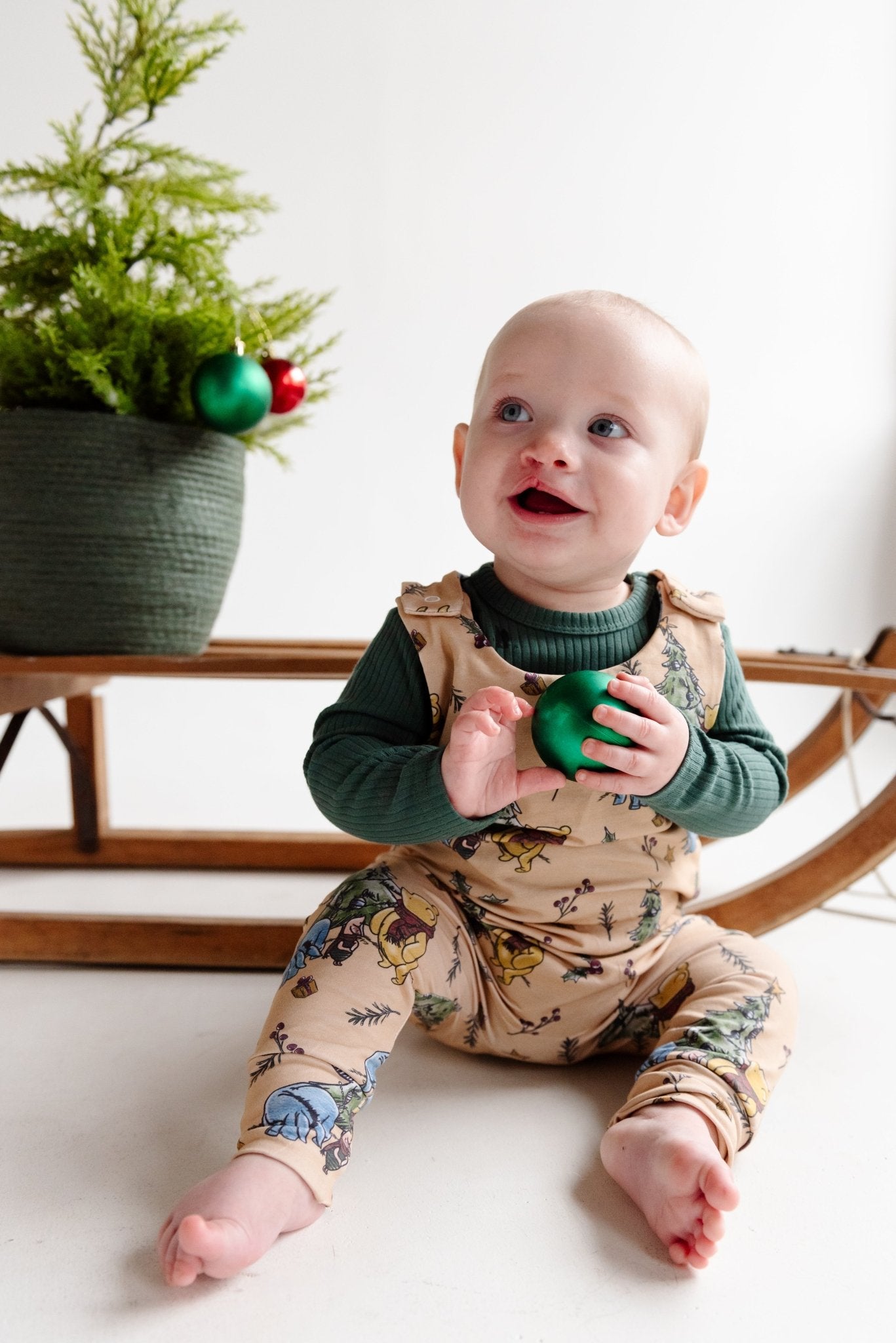 Yellow Classic Winnie The Pooh Romper