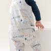 Birthday Boy Blue Dungaree Romper