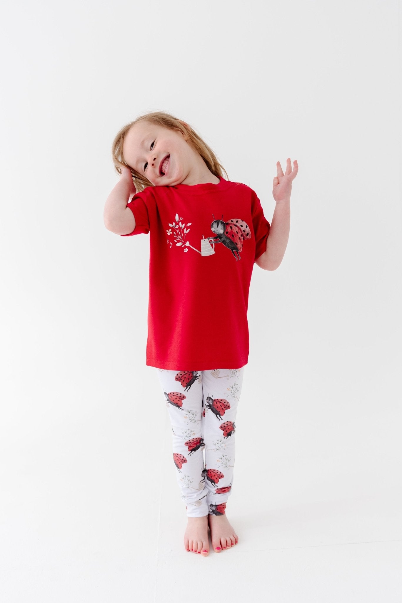 Ladybug Love Slim Fit Leggings