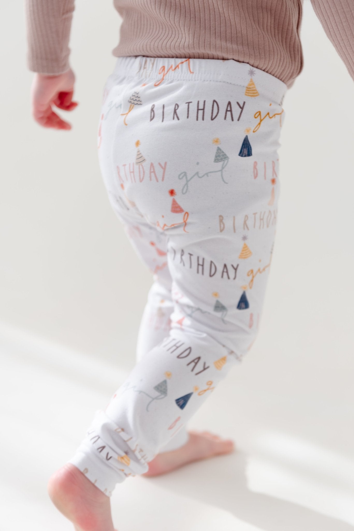 Birthday Girl White Leggings