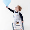 Birthday Boy Salt Dungaree Romper