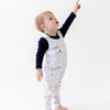 Birthday Boy Salt Dungaree Romper