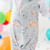 Birthday Green Dinosaur Dungaree Romper