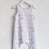 Birthday Girl White Dungaree Romper