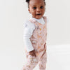 Safari Birthday Pink Dungaree Romper