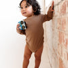 Caramel Long Sleeve Bodysuit - ClayBearOfficial 