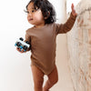 Caramel Long Sleeve Bodysuit - ClayBearOfficial 