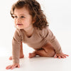 Caramel Long Sleeve Bodysuit - ClayBearOfficial 