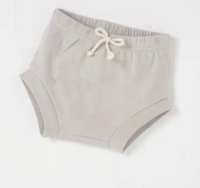 ClayBARE Light Grey Bummie Shorts - ClayBearOfficial 