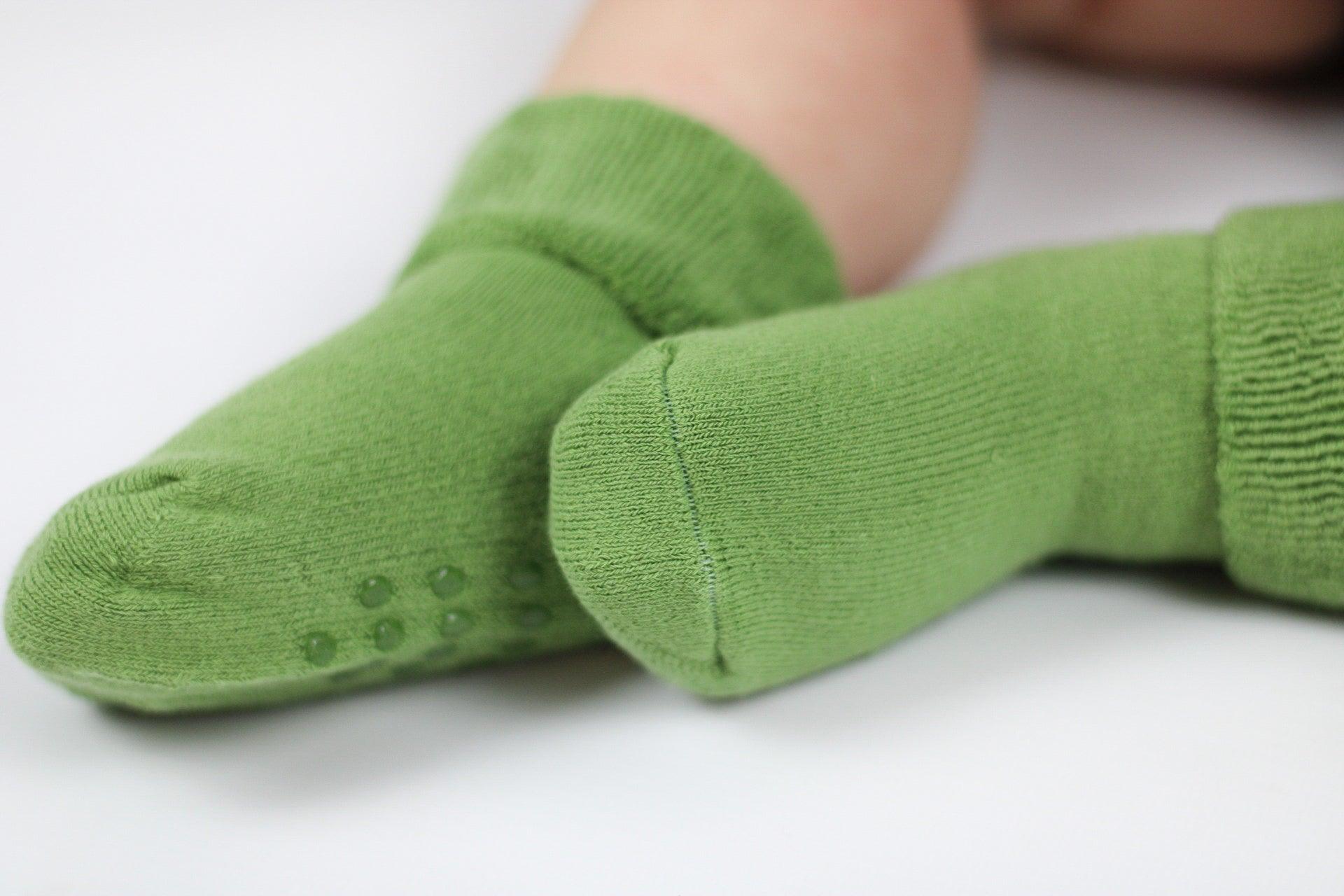 Green Terry Socks - ClayBearOfficial 