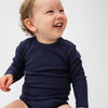 Navy Long Sleeve Bodysuit - ClayBearOfficial 