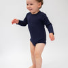 Navy Long Sleeve Bodysuit - ClayBearOfficial 