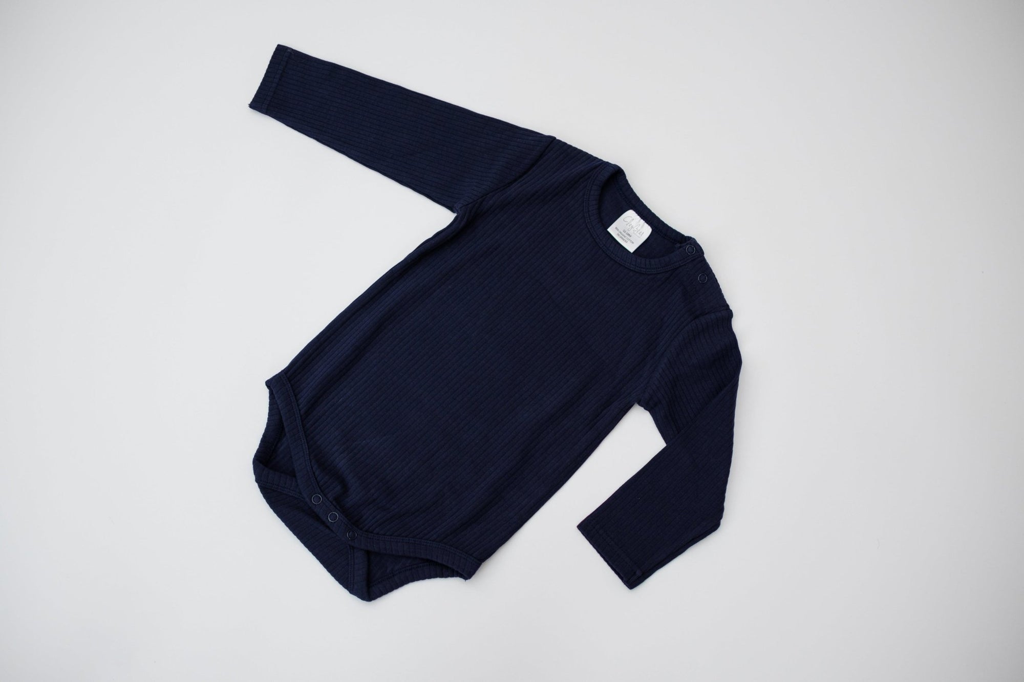 Navy Long Sleeve Bodysuit - ClayBearOfficial 