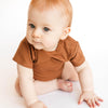 Rust Short Sleeve Bodysuit - ClayBearOfficial 