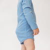 Sky Blue Long Sleeve Bodysuit - ClayBearOfficial 