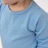 Sky Blue Long Sleeve Bodysuit - ClayBearOfficial 