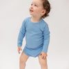 Sky Blue Long Sleeve Bodysuit - ClayBearOfficial 