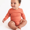 Terracotta Long Sleeve Bodysuit - ClayBearOfficial 