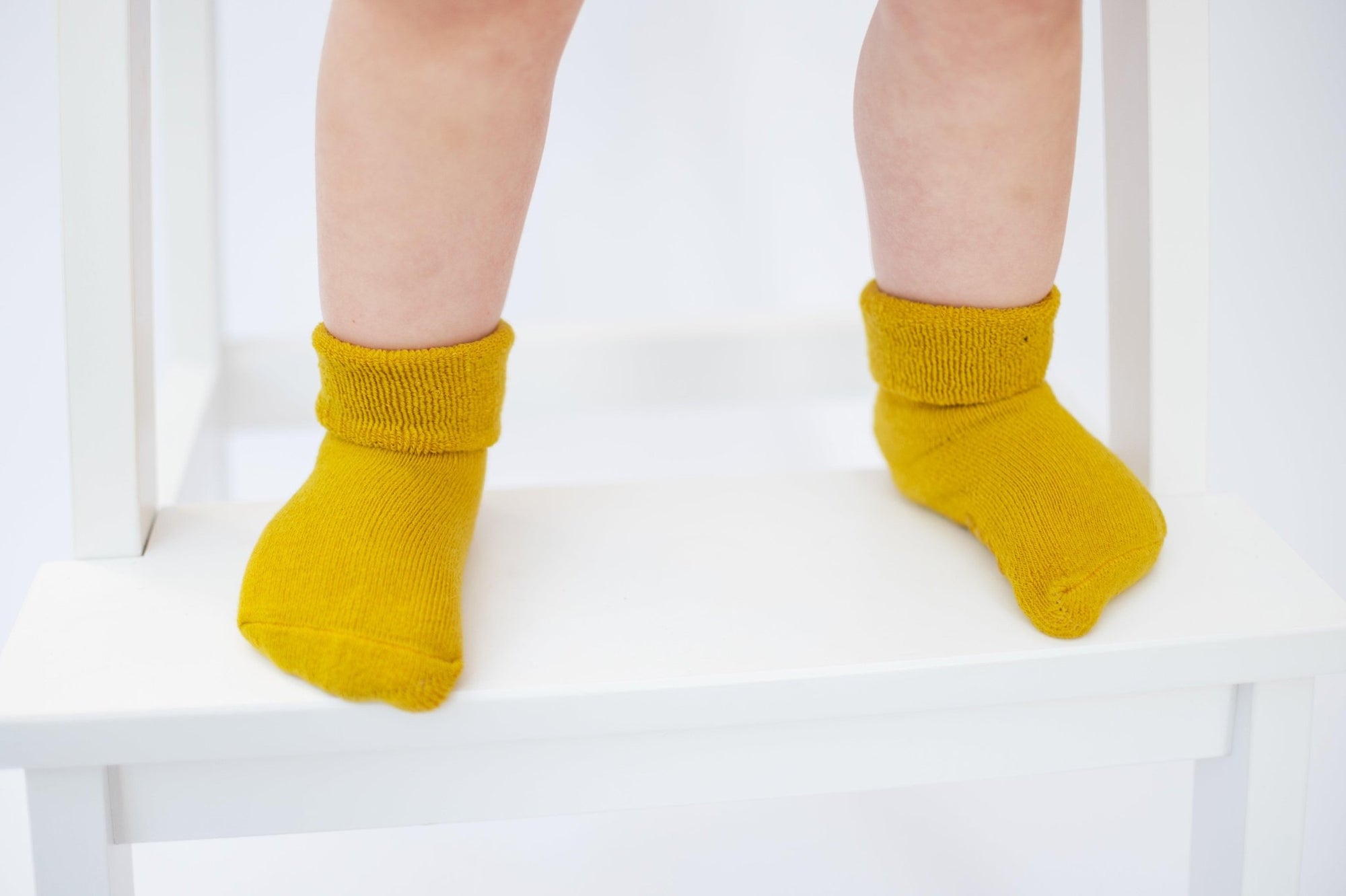 Yellow Terry Socks - ClayBearOfficial 